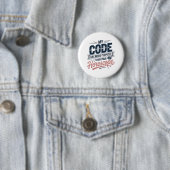 Lustige Coding-Zitat AI-Programmierer-Design Button (Beispiel)