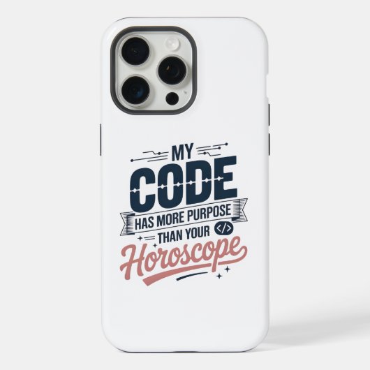 Lustige Coding-Zitat AI-Programmierer-Design iPhone Hülle (Rückseite)