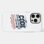 Lustige Coding-Zitat AI-Programmierer-Design iPhone Hülle (Rückseite (Horizontal))