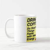 LUSTIGE COFFE TASSE, VINTAG KAFFEETASSE (Links)