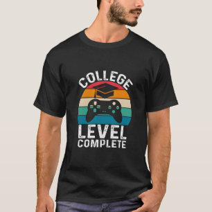 Lustige College-Abschlussfeier für komplette Gamer T-Shirt