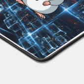 Lustige Computermaus Cybersicherheit Coding Gaming Schreibtischunterlage (Ecke)