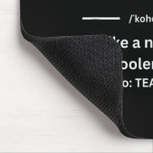 Lustige coole Badminton-Trainer-Zitate  Mousepad (Ecke)