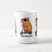 Lustige Coole Capybara Roller Vibes Tasse (Mittel)