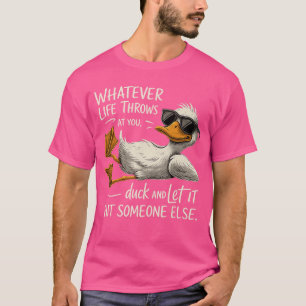 Lustige Coole Ente Lustiger Spruch für Männer Frau T-Shirt