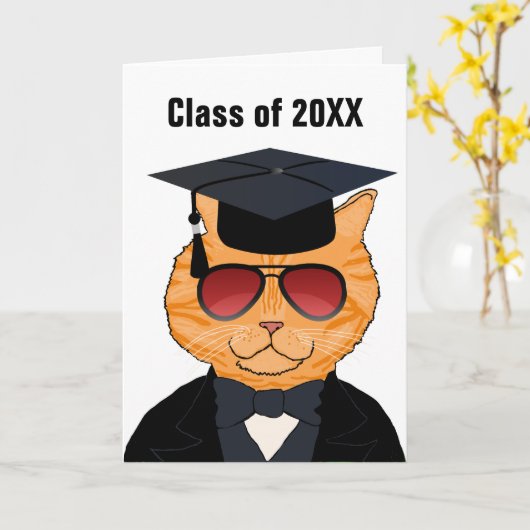 Lustige coole karte (Gelbe Blume)