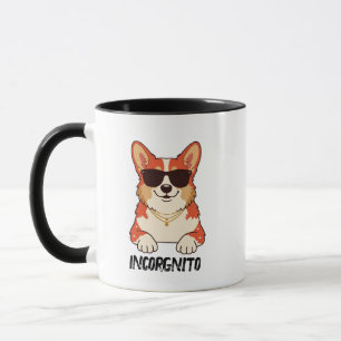 Lustige Corgi-Hund-Tasse Süße Corgi-Wortspiel-Kaff Tasse