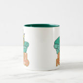 Lustige Couch-Potato Zweifarbige Tasse (Mittel)