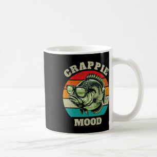 Lustige Crappie-Laune Retro-Angeln Sarkastischer V Kaffeetasse