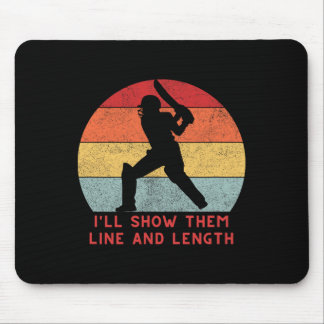 Lustige Cricket-Geschenke Bekleidung England Indie Mousepad