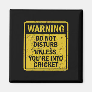 Lustige Cricket-Sport-Themen-Geburtstagsfeier Cric Magnet