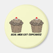 lustige Cupcakes Magnet (Vorne)