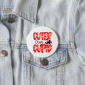 Lustige Cupid Valentinstag Wortkunst Button (Beispiel)