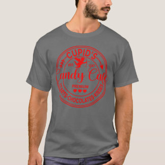 Lustige Cupids CandyCafe HeartsSchokoladenKüsse fr T-Shirt