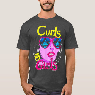 Lustige Curls für Mädchen Gym Krafttraining Bodybu T-Shirt