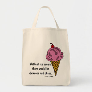 Lustige CW Eiscreme-Taschen-Tasche Tragetasche