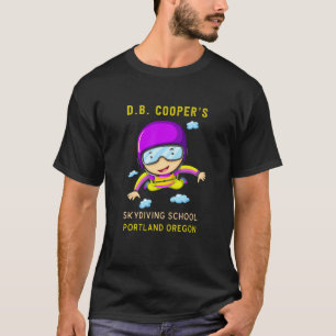 Lustige D B Cooper Fallschirmsprung Schule T-Shirt