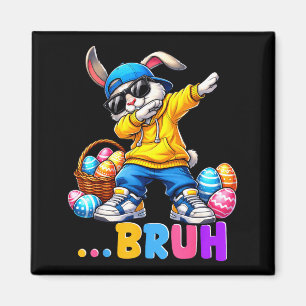 Lustige Dabbing-Hasen-Brüder-Happy-Easter-Shirts f Magnet