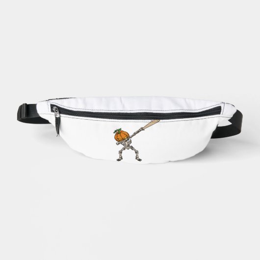 Lustige Dabbing-Kürbiskopf-Baseball-Geschenkidee Bauchtasche (Vorderseite)