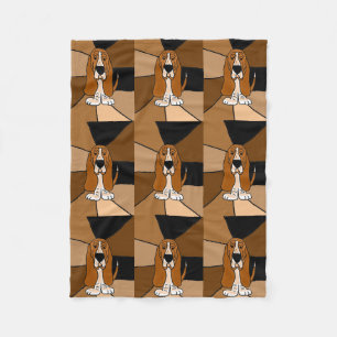Lustige Dachshund-Jagdhund-Fleece-Decke Fleecedecke