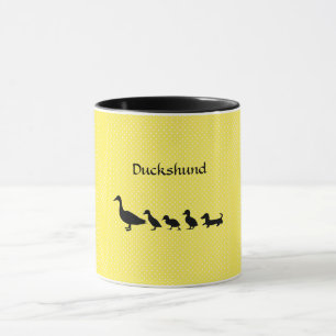 Lustige Dackel-Enten-Kaffee-Tasse Tasse