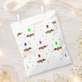 lustige Dackel Hunde Dackel Ballons Geschenktütchen (Ausgeschnitten)