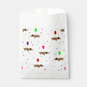 lustige Dackel Hunde Dackel Ballons Geschenktütchen