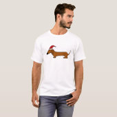 Lustige Dackel im T-Shirt (Vorne ganz)