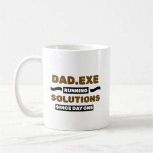 Lustige Dad.exe Running Solutions Kaffeetasse