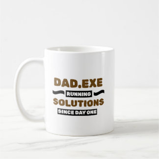 Lustige Dad.exe Running Solutions Kaffeetasse