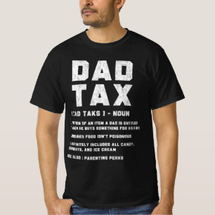 Lustige Dad-Steuer-Definition Vatertagsgeschenk Vi T-Shirt