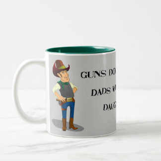 Lustige Dadism der Vatertags-Tasse Zweifarbige Tasse
