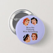 Lustige Damen Button (Vorne & Hinten)