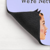 Lustige Damen Mousepad (Ecke)