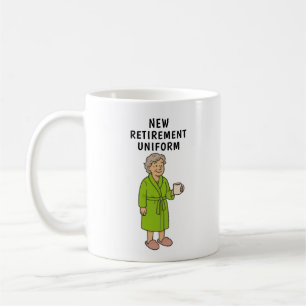 Lustige Damenpensionierung Kaffeetasse
