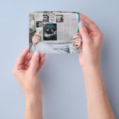 lustige Dankeschön News Foto Flyer (Gruppe)