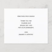 lustige Dankeschön News Foto Flyer (Hinten)