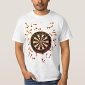lustige Darts T-Shirt (Vorderseite)