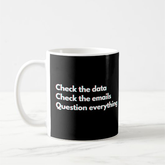 Lustige Daten für Data Engineers und Data Scientis Kaffeetasse (Links)