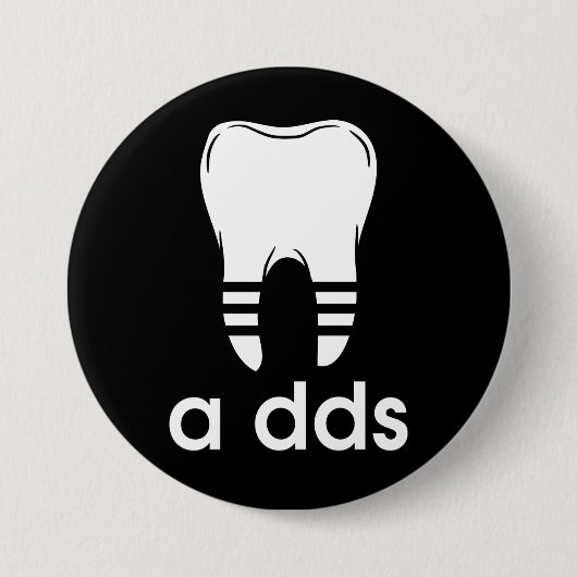 Lustige DDS Zahnmedizin Button (Vorderseite)