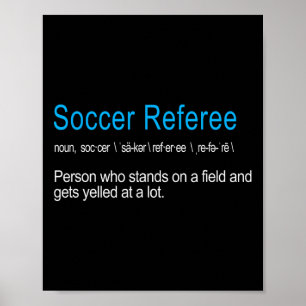 Lustige Definition des besten humorvollen Fußballs Poster