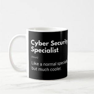 Lustige Definition eines Cyber-Sicherheits-Spezial Kaffeetasse