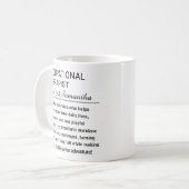 Lustige Definition eines Ergotherapeuten Kaffeetasse (Vorderseite Links)