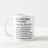 Lustige Definition eines Ergotherapeuten Kaffeetasse (Links)