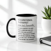 Lustige Definition eines Ergotherapeuten Kaffeetasse