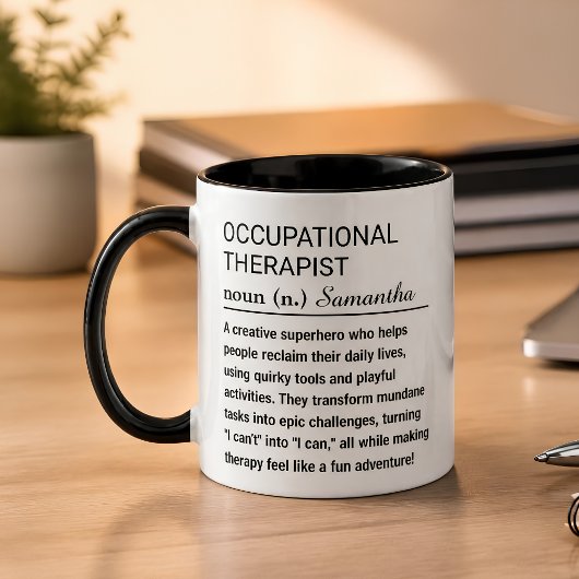 Lustige Definition eines Ergotherapeuten Kaffeetasse