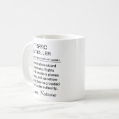 Lustige Definition eines Fluglotsen Kaffeetasse (Vorderseite Links)