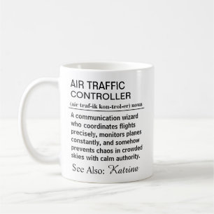 Lustige Definition eines Fluglotsen Kaffeetasse