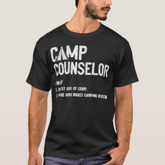 Lustige Definition eines Sommercamp-Beraters T-Shirt