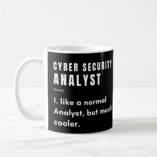 Lustige Definition für Cyber-Sicherheit Kaffeetasse